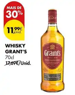 Pingo Doce WHISKY GRANT’S promoção