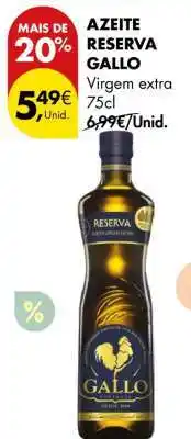 Pingo Doce Azeite Reserva Gallo promoção