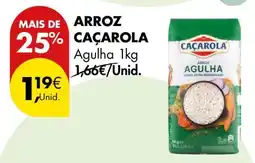 Pingo Doce ARROZ CAÇAROLA Agulha 1kg promoção