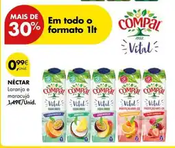 Pingo Doce NÉCTAR Laranja e maracujá promoção