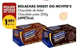 Pingo Doce BOLACHAS DIGEST GO MCVITIE'S promoção