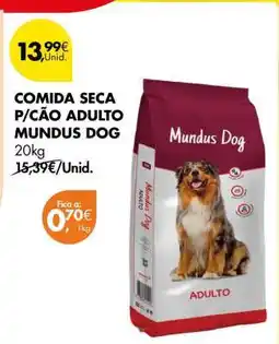 Pingo Doce Comida Seca P/Cão Adulto Mundus Dog promoção