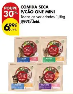 Pingo Doce COMIDA SECA P/CÃO ONE MINI promoção