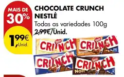 Pingo Doce Chocolate Crunch Nestlé promoção