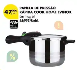 Pingo Doce Panela de Pressão Rápida Cook Home Evinox promoção