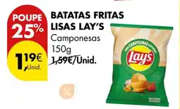 Pingo Doce BATATAS FRITAS LISAS LAY'S promoção