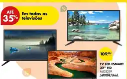 Pingo Doce TV LED ESMART 32'' HD promoção