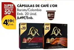 Pingo Doce Cápsulas de Café L'OR promoção