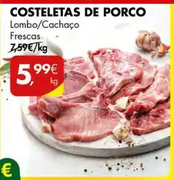 Pingo Doce Costeletas de Porco promoção