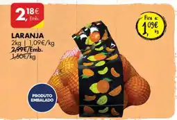 Pingo Doce Laranja promoção