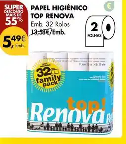 Pingo Doce Papel Higiénico Top Renova promoção