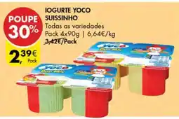 Pingo Doce IOGURTE YOCO SUISSINHO promoção