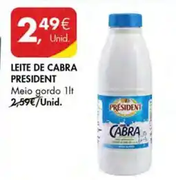 Pingo Doce LEITE DE CABRA PRESIDENT promoção