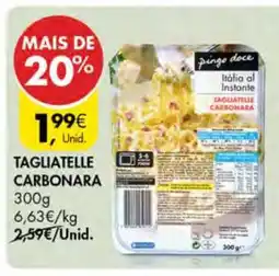 Pingo Doce TAGLIATELLE CARBONARA promoção