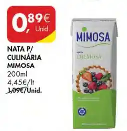 Pingo Doce NATA P/ CULINÁRIA MIMOSA promoção
