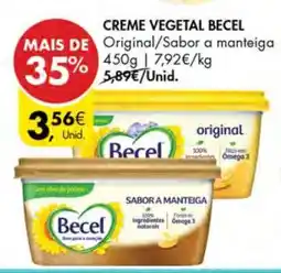 Pingo Doce CREME VEGETAL BECEL promoção