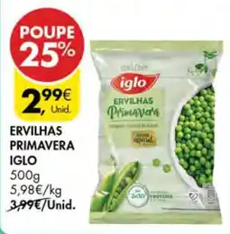 Pingo Doce Ervilhas Primavera Iglo promoção