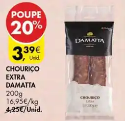Pingo Doce CHOURIÇO EXTRA DAMATTA promoção