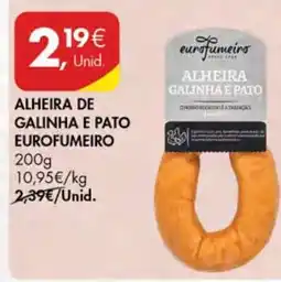 Pingo Doce ALHEIRA DE GALINHA E PATO EUROFUMEIRO promoção