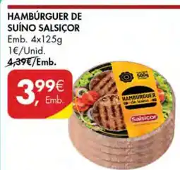 Pingo Doce Hamburguer de Suíno Salsicor promoção