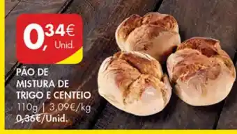 Pingo Doce Pão de Mistura de Trigo e Centeio promoção