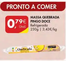 Pingo Doce Massa Quebrada Pingo Doce promoção