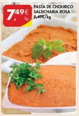 Pingo Doce Pasta de Chouriço Salsicharia Rosa promoção