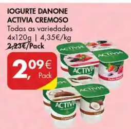 Pingo Doce Iogurte Danone Activia Cremoso promoção