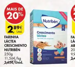 Pingo Doce FARINHA LÁCTEA CRESCIMENTO NUTRIBÉN promoção