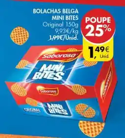 Pingo Doce Bolachas Belga Mini Bites promoção