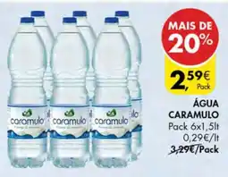 Pingo Doce Água Caramulo promoção
