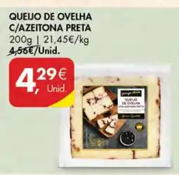Pingo Doce QUEIJO DE OVELHA C/AZEITONA PRETA promoção