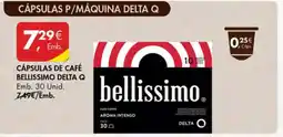 Pingo Doce Cápsulas de Café Bellissimo Delta Q promoção