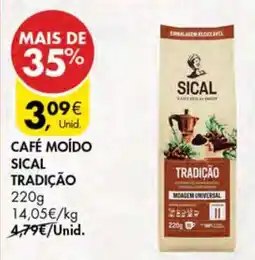 Pingo Doce CAFÉ MOÍDO SICAL Tradição promoção