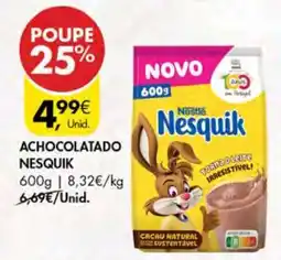 Pingo Doce Achocolatado Nesquik promoção