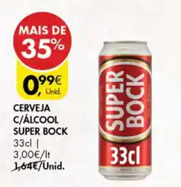 Pingo Doce CERVEJA C/ALCOOL SUPER BOCK promoção