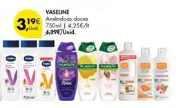 Pingo Doce VASELINE Amêndoas doces promoção