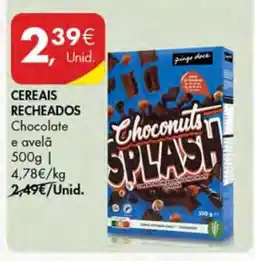 Pingo Doce Cereais Recheados Choconuts Splash promoção