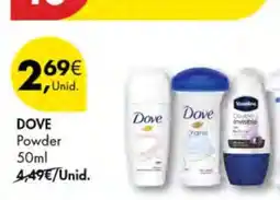Pingo Doce DOVE Powder 50ml promoção