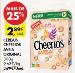 Pingo Doce Cereais Cheerios Aveia Original promoção