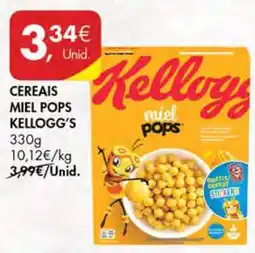 Pingo Doce Cereais Miel Pops Kellogg's promoção
