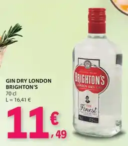 E.Leclerc GIN DRY LONDON BRIGHTON'S promoção