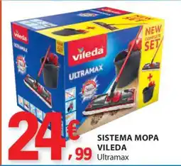 E.Leclerc Sistema Mopa Vileda Ultramax promoção