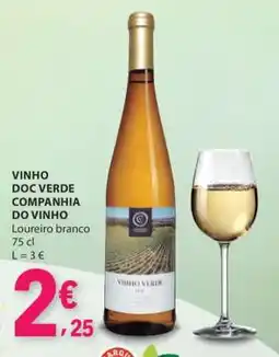 E.Leclerc VINHO DOC VERDE COMPANHIA DO VINHO promoção