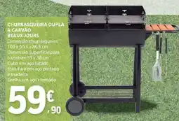 E.Leclerc Churrasqueira Dupla a Carvão Beaux Jours promoção