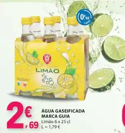 E.Leclerc Água Gaseificada Marca Guia promoção