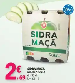 E.Leclerc SIDRA MAÇÃ MARCA GUIA promoção