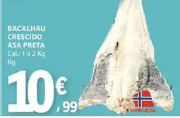 E.Leclerc BACALHAU CRESCIDO ASA PRETA promoção