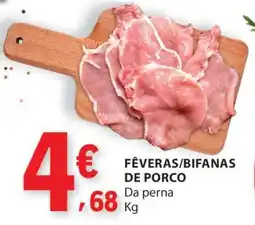E.Leclerc FÊVERAS/BIFANAS DE PORCO promoção