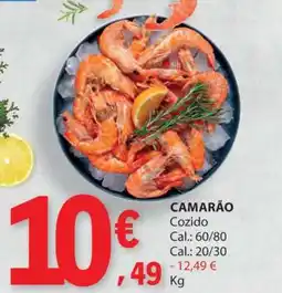 E.Leclerc CAMARÃO COZIDO promoção